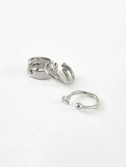 3pcs Open Hoop Ring Rings & Bracelets|Accessories