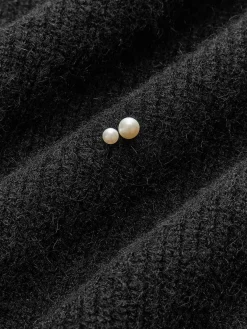 Discount Pearl Beaded Cinched Sweater Sweater Tops|Sweaters & Cardigans