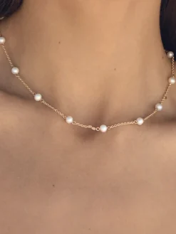 Outlet Pearl en Chain Necklace Necklaces|Accessories