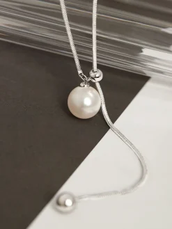 New Pearl Lariat Y-Shape Necklace Necklaces|Accessories