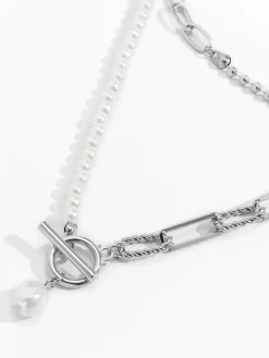 Outlet Pearl Saturn Necklace Necklaces|Accessories