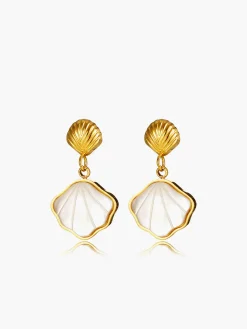 Hot Pearl Seashell Earrings Earrings|Accessories