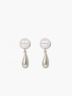 Clearance Pearl Water Drop Charm Earrings Earrings|Accessories