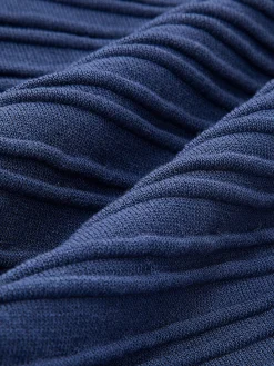 Pebble Pleated Button Knit Top Sweater Tops|Sweaters & Cardigans