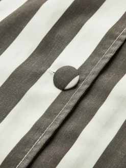 Pinstripe Button Long Sleeve Blouse Blouses & Shirts|Tops