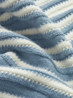Best Pinstripe Lace Up Knit Cardigan Cardigans|Sweaters & Cardigans