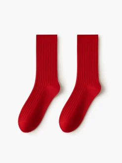Discount Pinstripe Mid-Calf Socks Socks & Tights|Accessories