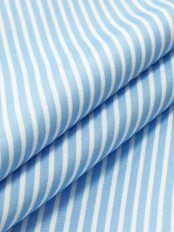 Online Pinstripe Wide-Leg Long Pants Bottoms