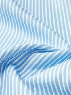 Online Pinstripe Wide-Leg Long Pants Bottoms