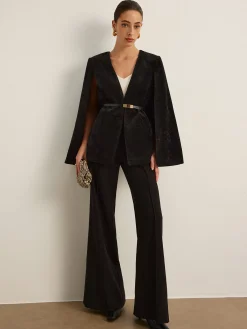 Outlet Piping Bootcut Pants Pants