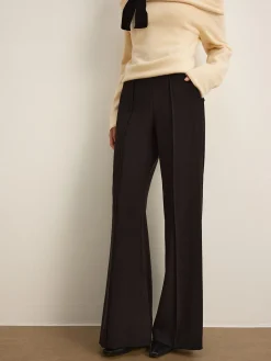 Outlet Piping Bootcut Pants Pants