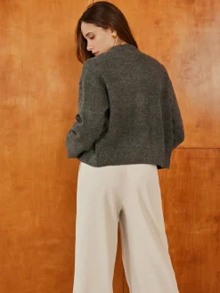Outlet Plain Bow-Breasted Cardigan Cardigans|Sweaters & Cardigans