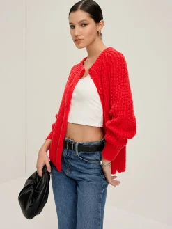 Plain Button Down Cardigan Cardigans|Sweaters & Cardigans
