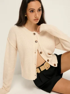 Clearance Plain Button Down Cardigan Cardigans|Sweaters & Cardigans