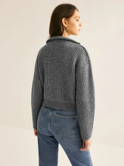 Best Plain Double Zip Cardigan Cardigans|Sweaters & Cardigans