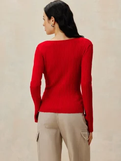 Plain Double Zip Knit Cardigan Cardigans|Sweaters & Cardigans