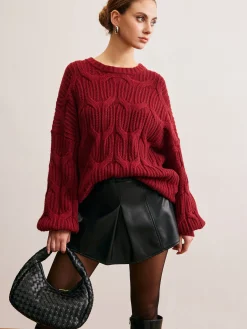 Best Plain Draped Pullover Sweater Sweater Tops|Sweaters & Cardigans