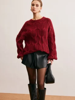 Best Plain Draped Pullover Sweater Sweater Tops|Sweaters & Cardigans