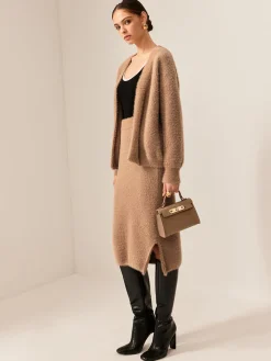 Best Plain Fuzzy Cozy Sweater Co-ords Sweater Tops|Sweaters & Cardigans
