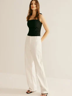 Outlet Plain Piping Halter Top Tank Tops & Camis|Tops