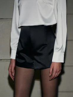 Clearance Plain Satin Shorts Shorts|Matching Sets