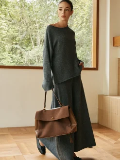 Sale Plain Sequins Shift Sweater Co-ords Sweater Tops|Sweaters & Cardigans