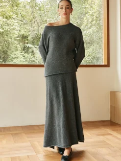 Sale Plain Sequins Shift Sweater Co-ords Sweater Tops|Sweaters & Cardigans