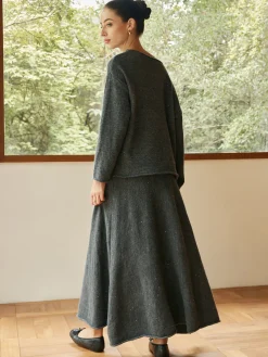 Sale Plain Sequins Shift Sweater Co-ords Sweater Tops|Sweaters & Cardigans
