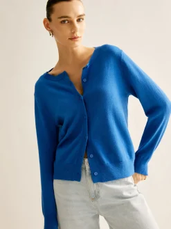 New Plain Soft Button Cardigan Cardigans|Sweaters & Cardigans