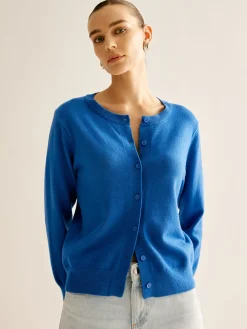 New Plain Soft Button Cardigan Cardigans|Sweaters & Cardigans
