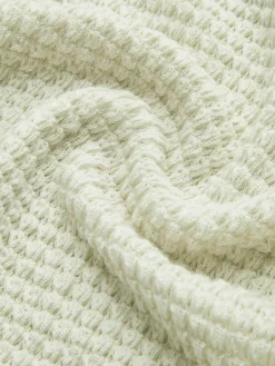 New Plain Waffle Slim Sweater T-shirts|Tops
