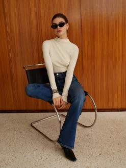 Hot Plain Warm Jersey Top T-shirts|Tops