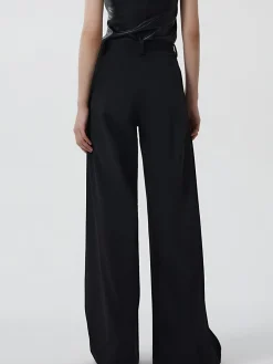 Outlet Plain Zipper Design Pants Pants|Bottoms