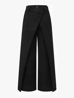 Outlet Plain Zipper Design Pants Pants|Bottoms