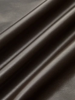 Clearance Pleated Faux Leather Midi Skirt Skirts|Bottoms