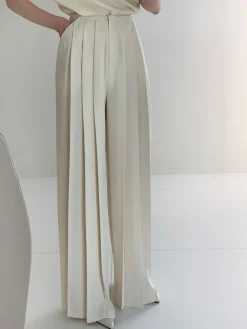 Best Pleated High Waist Wide Leg Pants Wide Leg|Pants