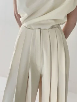 Best Pleated High Waist Wide Leg Pants Wide Leg|Pants