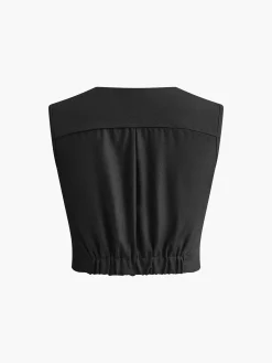 Online Pleated Knotted Tank Top Tank Tops & Camis|Tops