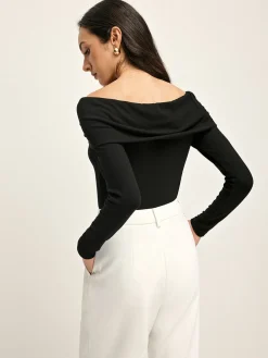 Outlet Pleated Off Shoulder Blouse Blouses & Shirts|Tops