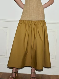 Best Pleated Panel Tank Long Dress Cocktail & Party Dresses|Summer Dresses