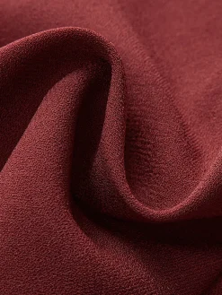 Sale Pleated Piping Short Sleeve Dress Dresses