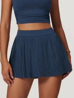 Clearance Pleated Pocket Active Skirt Skirts|Activewear