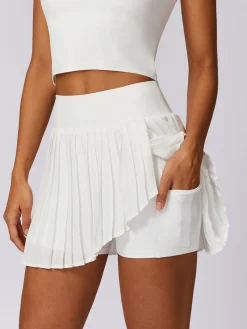 Sale Pleated Pockets Active Skirt Skirts|Activewear