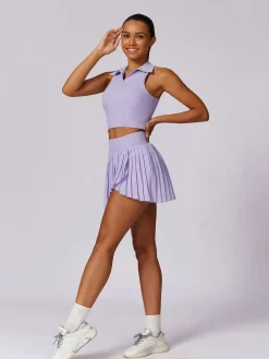Sale Pleated Pockets Active Skirt Skirts|Activewear