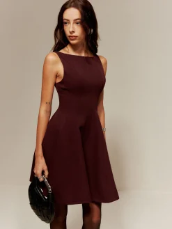 Sale Pleated Pockets Tank Short Dress Cocktail & Party Dresses|Short Dresses