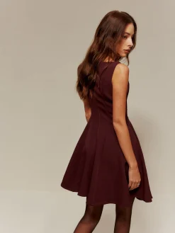 Sale Pleated Pockets Tank Short Dress Cocktail & Party Dresses|Short Dresses