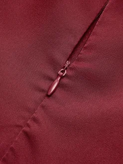 Outlet Pleated Slim Tube Long Dress Dresses