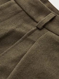 Online Pleated Wide-Leg Warm Pants Pants|Bottoms