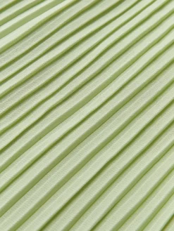 Pleated Zipper Plisse Tube Dress Cocktail & Party Dresses|Midi Dresses