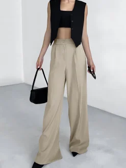 Sale Pockets Wide Leg Pants Wide Leg|Pants